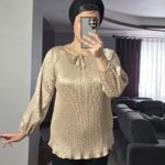 شومیز ساتن پلیسه